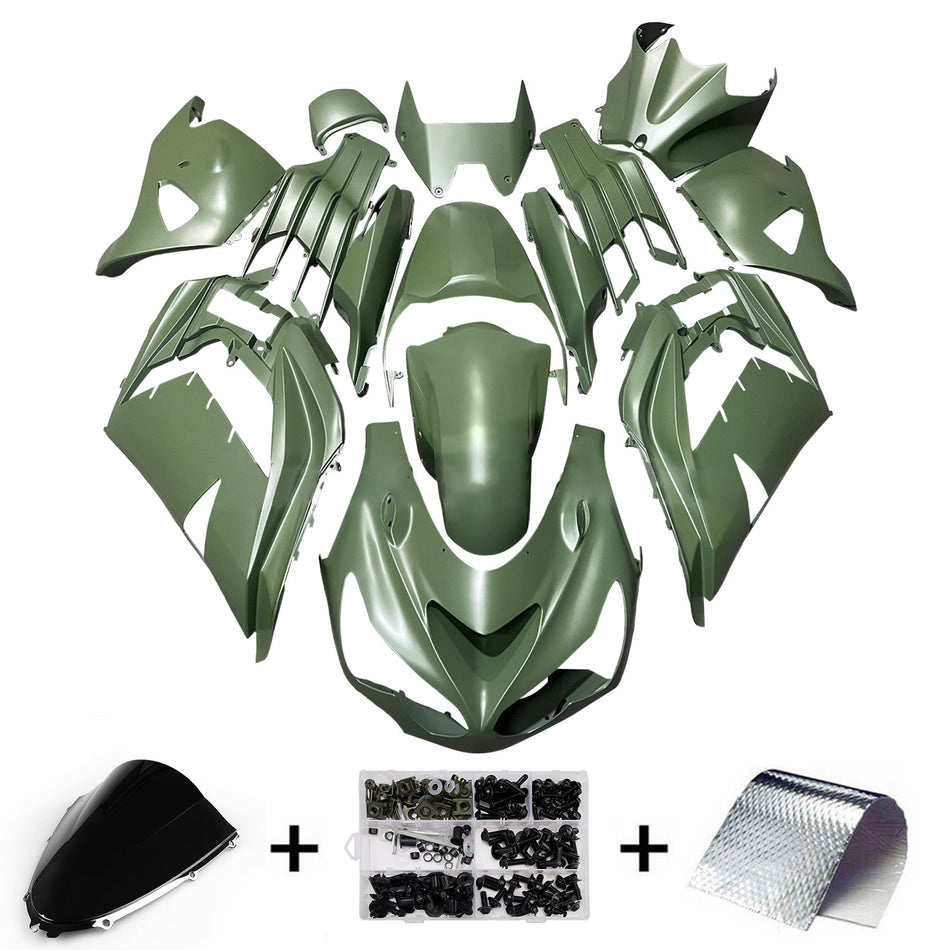 Injection Verkleidung Kit Karosserie fit Für Kawasaki ZX14R ZZR1400 2012-2025