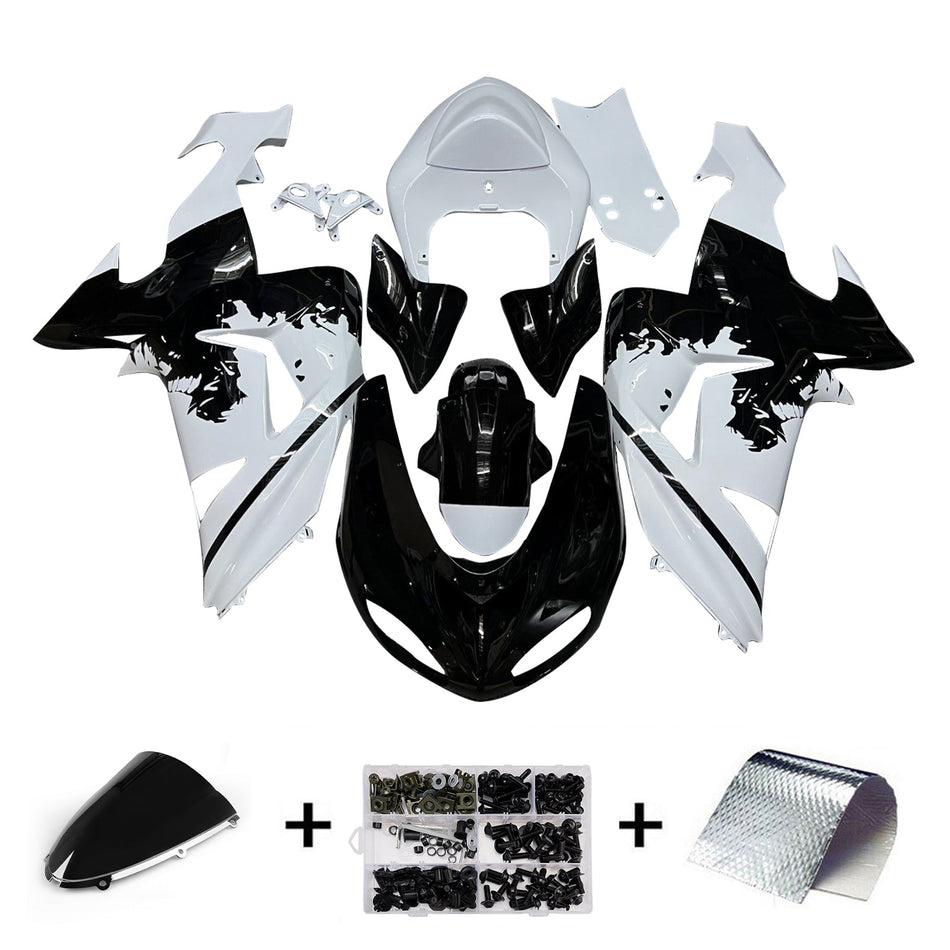 Injection Verkleidung Kit Karosserie Kunststoff ABS fit Für Kawasaki ZX10R 2006-2007
