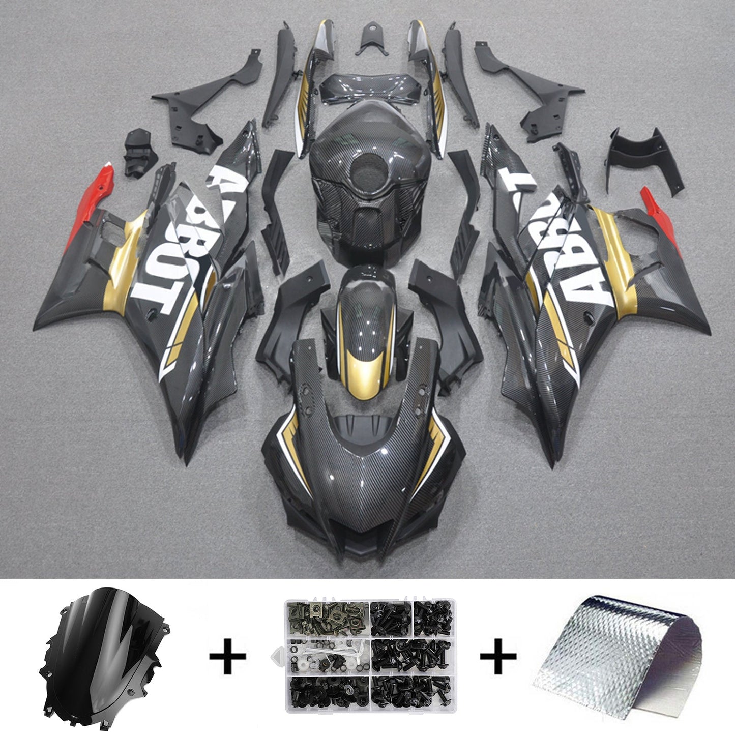 2019-2021 Yamaha YZF-R3 R25 Einspritzverkleidungssatz Karosserie Kunststoff ABS