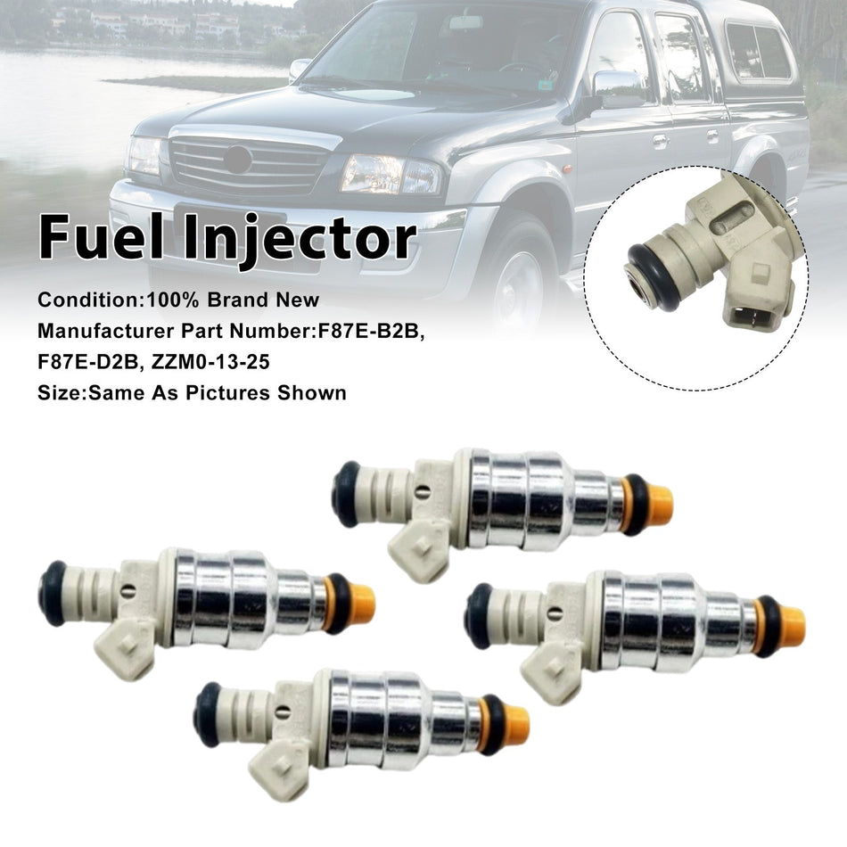 4 Stück Kraftstoffeinspritzdüsen für Ford Ranger und Mazda B2500 F87E-D2A