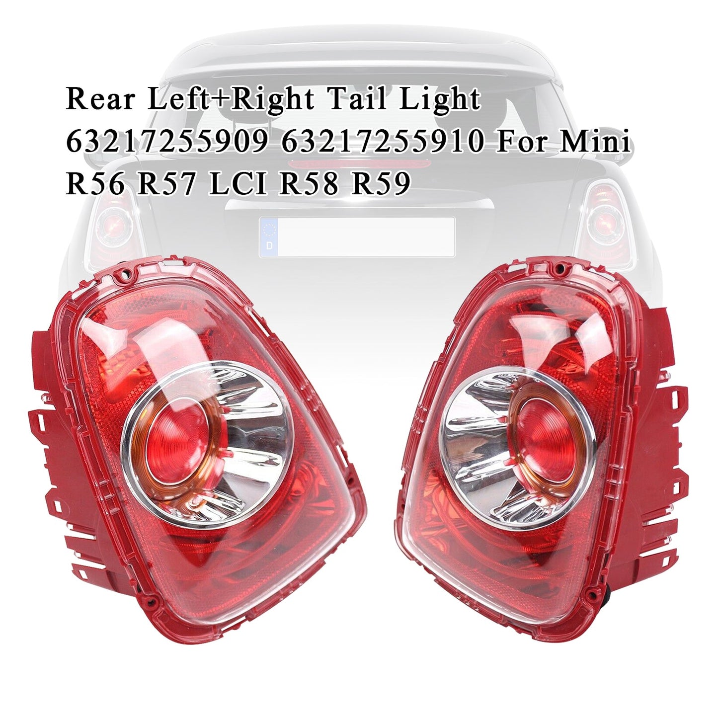 05/2010—06/2015 MINI Cabrio R57 LCI Rücklicht hinten links und rechts 63217255909 63217255910