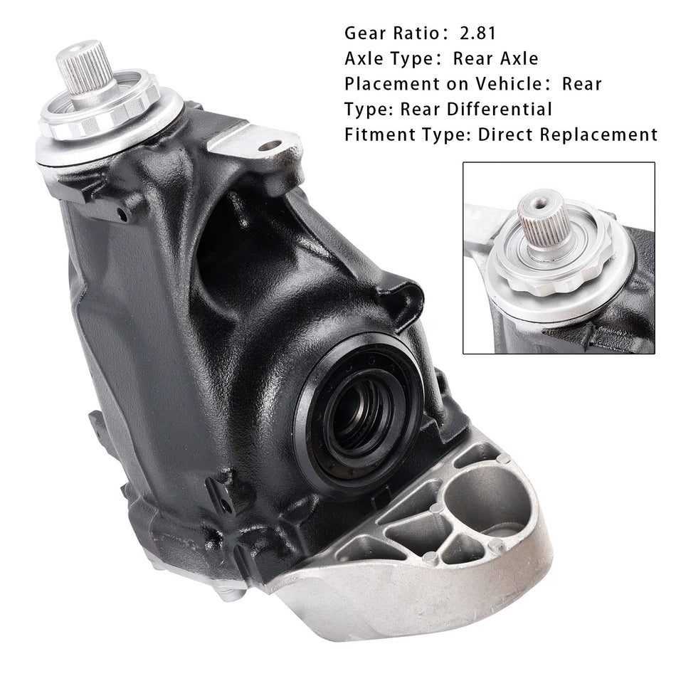 Hinterachsdifferential 33107616972 33107616971 2,81 Verhältnis Für BMW F20 F21 1 Serie