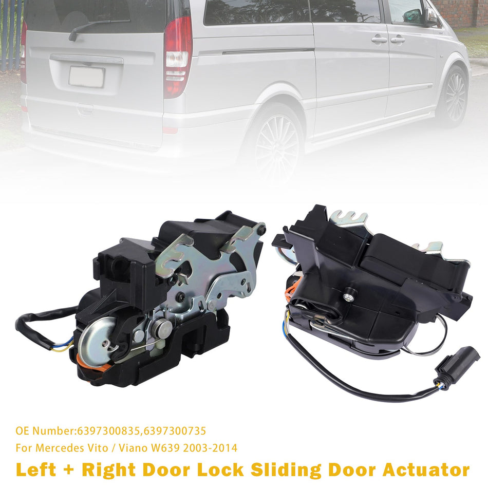 2003-2014 Mercedes Vito Viano W639 2x Türschloss Schiebetürantrieb 6397300835