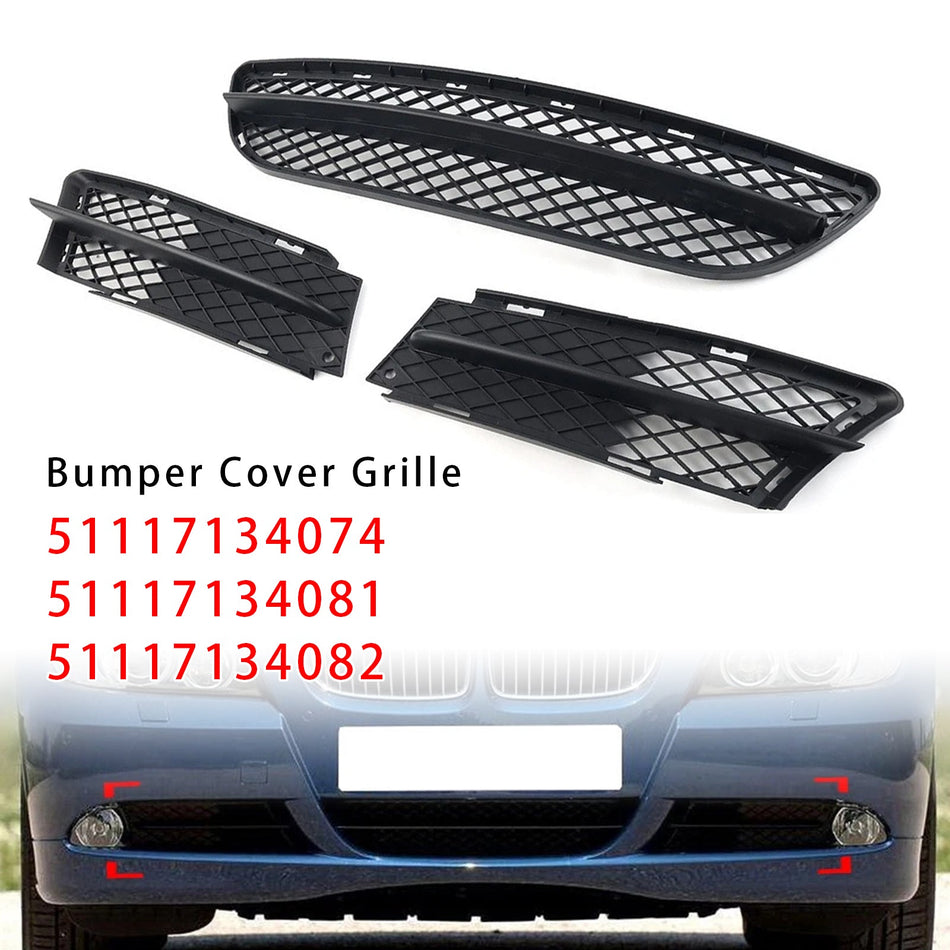 Frontstoßstangen-Untergrill-Set für BMW 3er E90 E91 2006-2008 51117134074