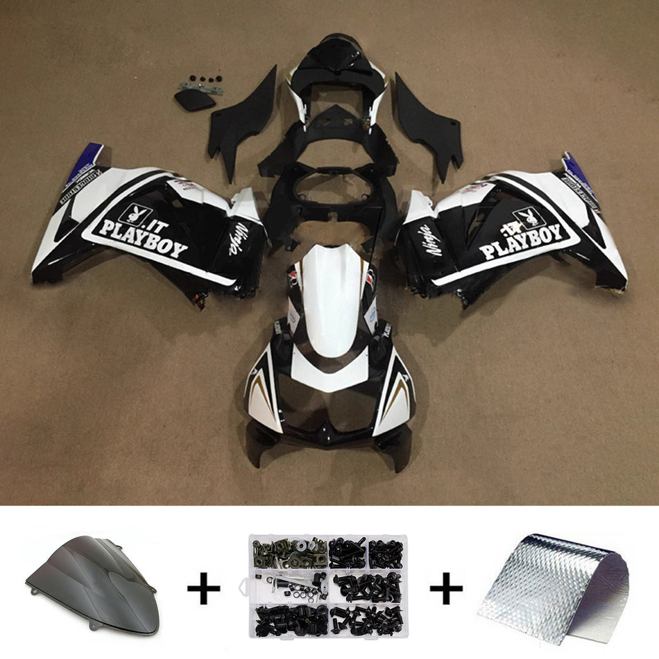 Verkleidungssatz aus ABS-Kunststoff, passend für Kawasaki EX250 Ninja250R 2008-2012