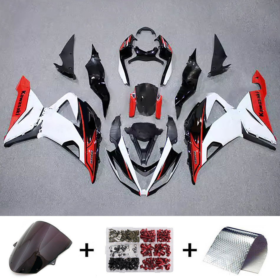 Verkleidungssatz aus ABS-Kunststoff, passend für Kawasaki ZX6R 636 (2013–2018)