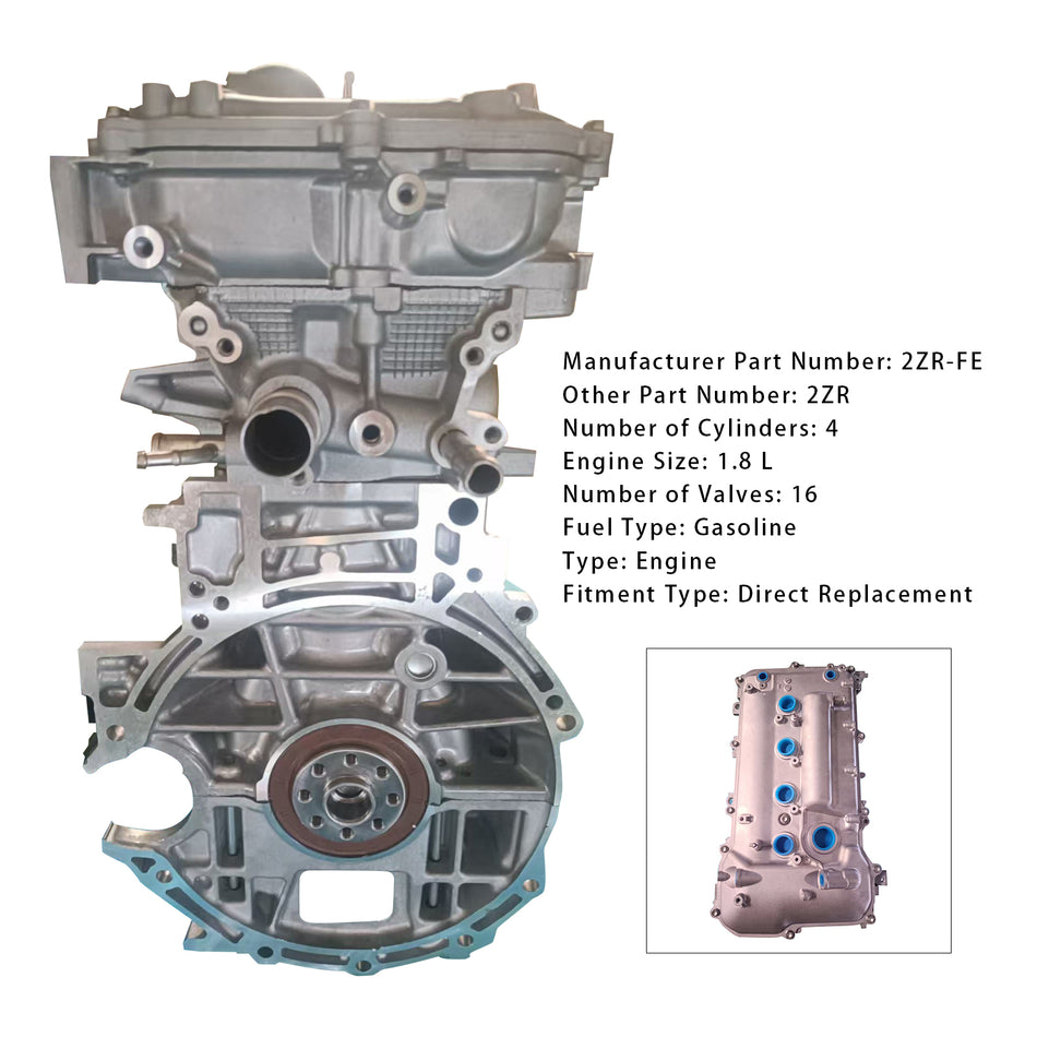 New  2ZRFE Engine Motor Für Toyota Matrix COROLLA 1.8L Dual VVti 4 Cylinder Dohc