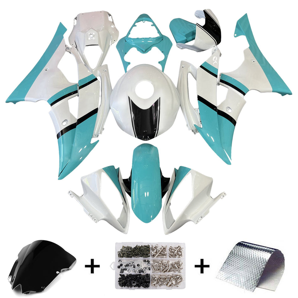 Verkleidungssatz aus ABS-Kunststoff für Yamaha YZFR6 YZF-R6 2008-2016
