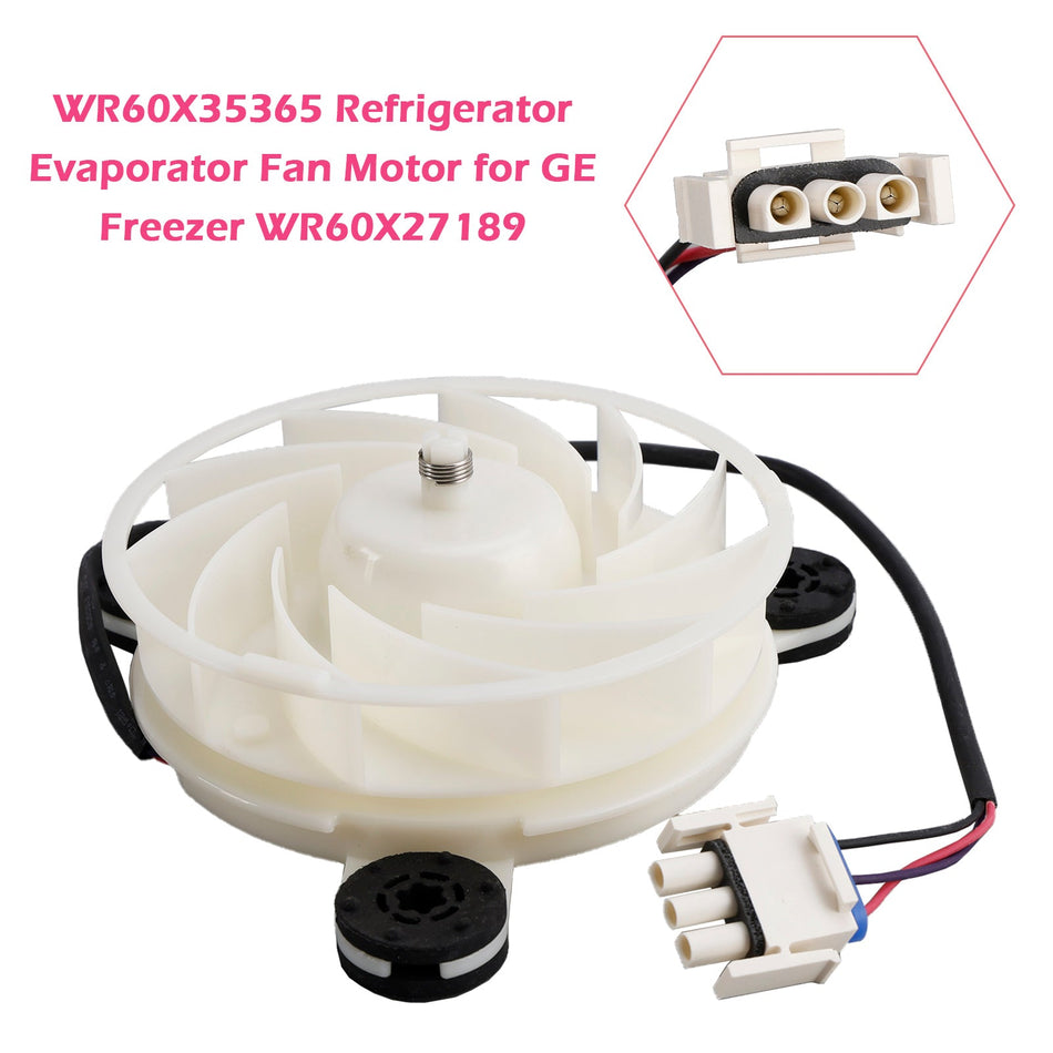 WR60X35365 Kühlschrank-Verdampferlüftermotor für GE-Gefrierschrank WR60X27189