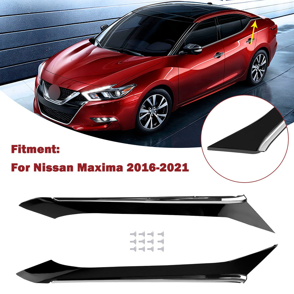 2016–2021 Nissan Maxima 2x Zierleisten für die hintere Karosseriesäule