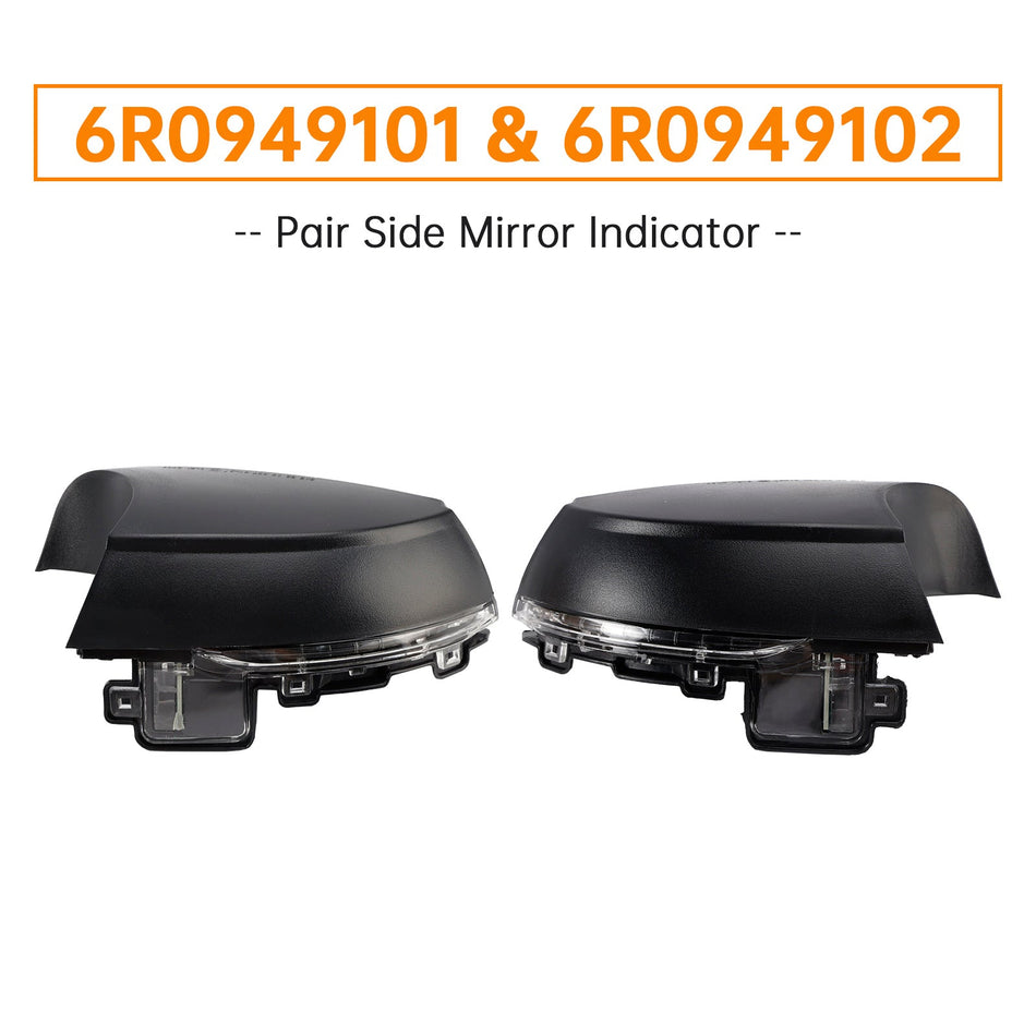 2x LED-Blinker für Außenspiegel für VW Polo MK5 6C 2009-2018