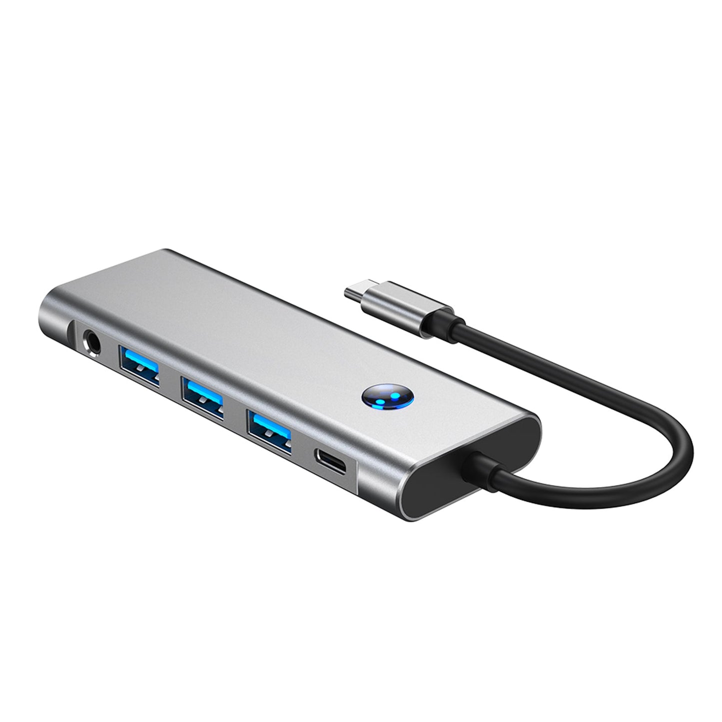 9 in 1 TYPE-C + USB3.0 USB2.0 HDMI SD/TF PD100W Audio Datenschnittstelle Hub Adapter