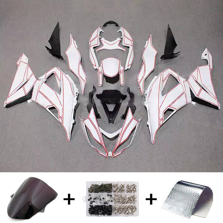 Verkleidungssatz aus ABS-Kunststoff, passend für Kawasaki ZX6R 636 (2013–2018)