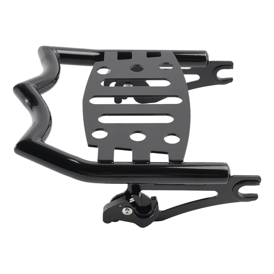 Abnehmbarer Gepäckträger, glänzend schwarz, für Street Glide, Ultra, FLHX, ST 2009–2025