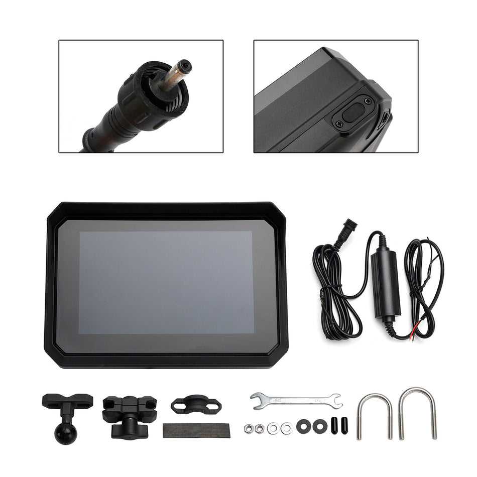5 Zoll Universal Recorder Dvr Carplay Touchscreen für Roller Motorrad
