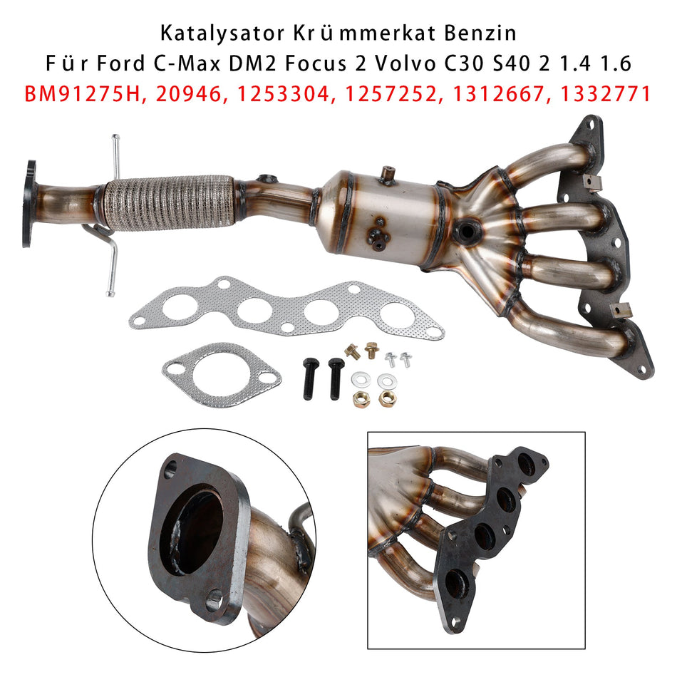 Katalysatoren Euro 4 Für Ford C-Max DM2 Focus 2 Volvo C30 S40 2 1,4 1,6