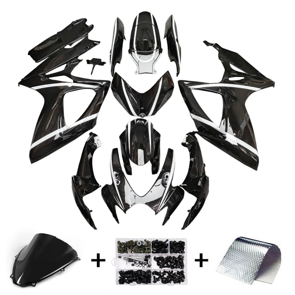 Injection Verkleidung Kit Karosserie Kunststoff ABS Für Suzuki GSXR 600/750 2006-2007 K6