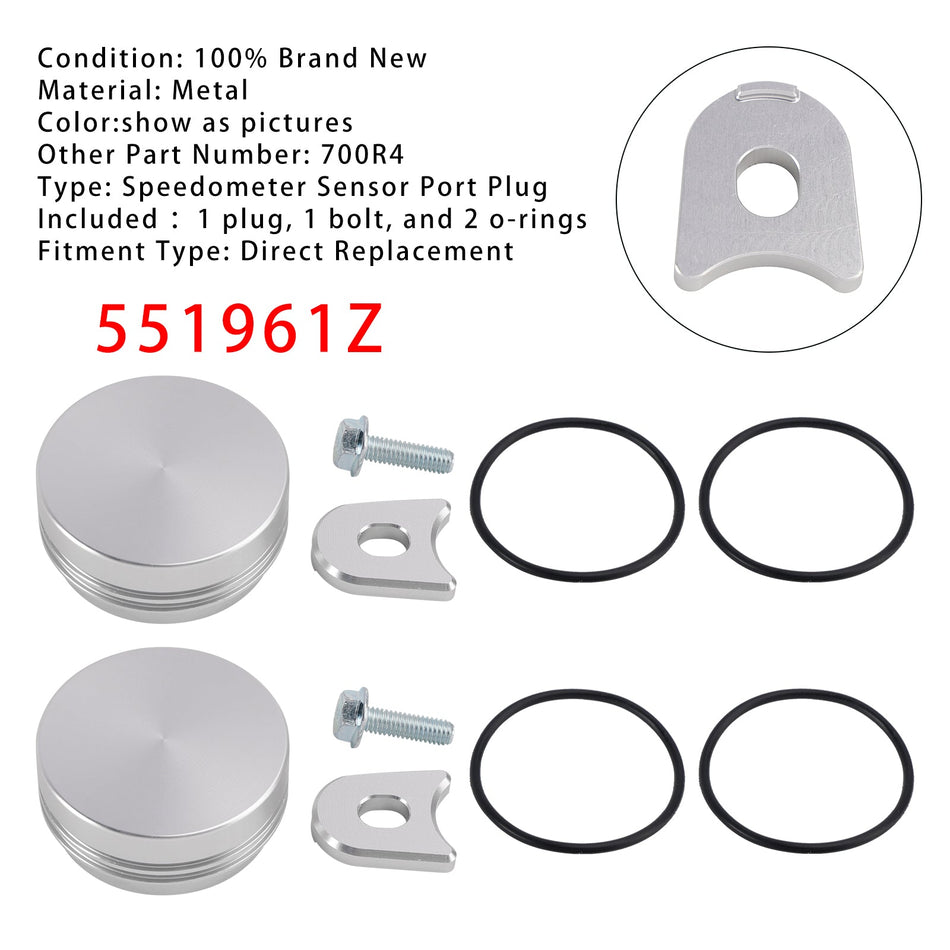 2er-Pack 700R4 Geschwindigkeitssensor-Anschlussstecker 551961Z für Chevy-Getriebe SBC 305