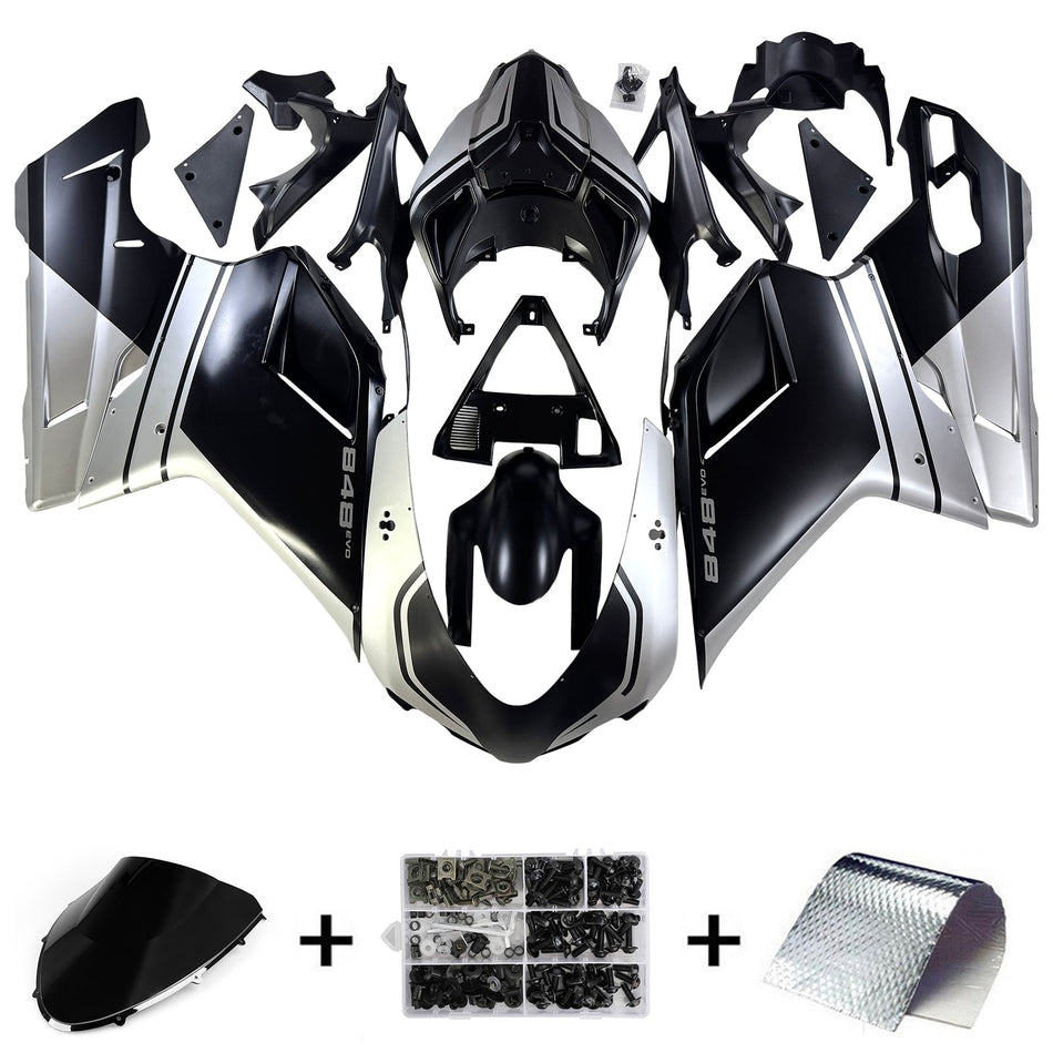 Verkleidungssatz aus ABS, passend f眉r Ducati 1098, 1198, 848 (2007鈥?011)