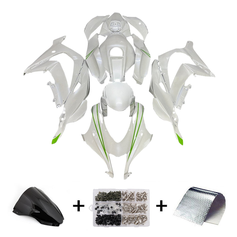 Injection Verkleidung Kit Karosserie Kunststoff ABS fit Für Kawasaki ZX10R 2016-2020