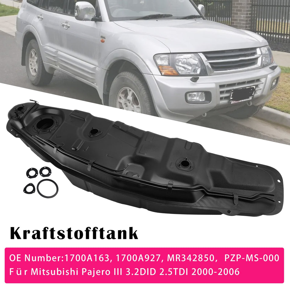 2000/04–2006/12 Mitsubishi Pajero III Canvas Top (V6W, V7W) 2.5 TDI MR342850 Kraftstofftank