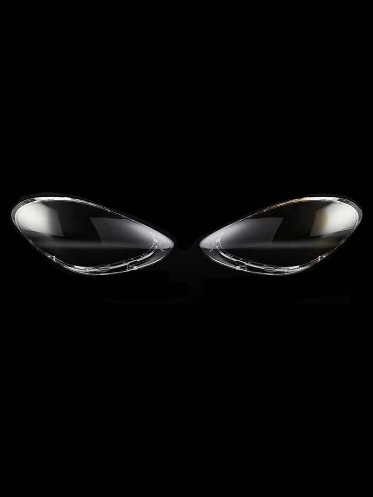 2017–2020 Porsche Panamera 2 Stück Frontscheinwerfer Objektiv Abdeckung Shell klar