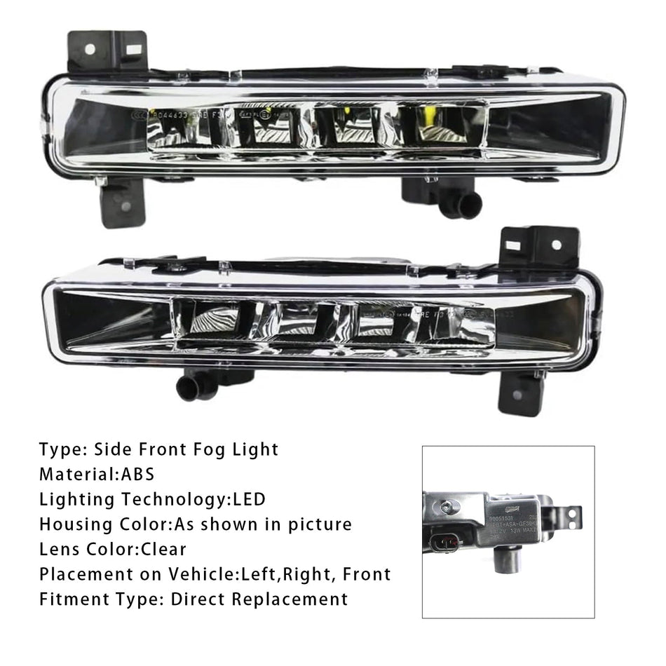 Paar LED Front Tagfahrlicht Nebelscheinwerfer Für BMW G30 G38 17-19 63177349131