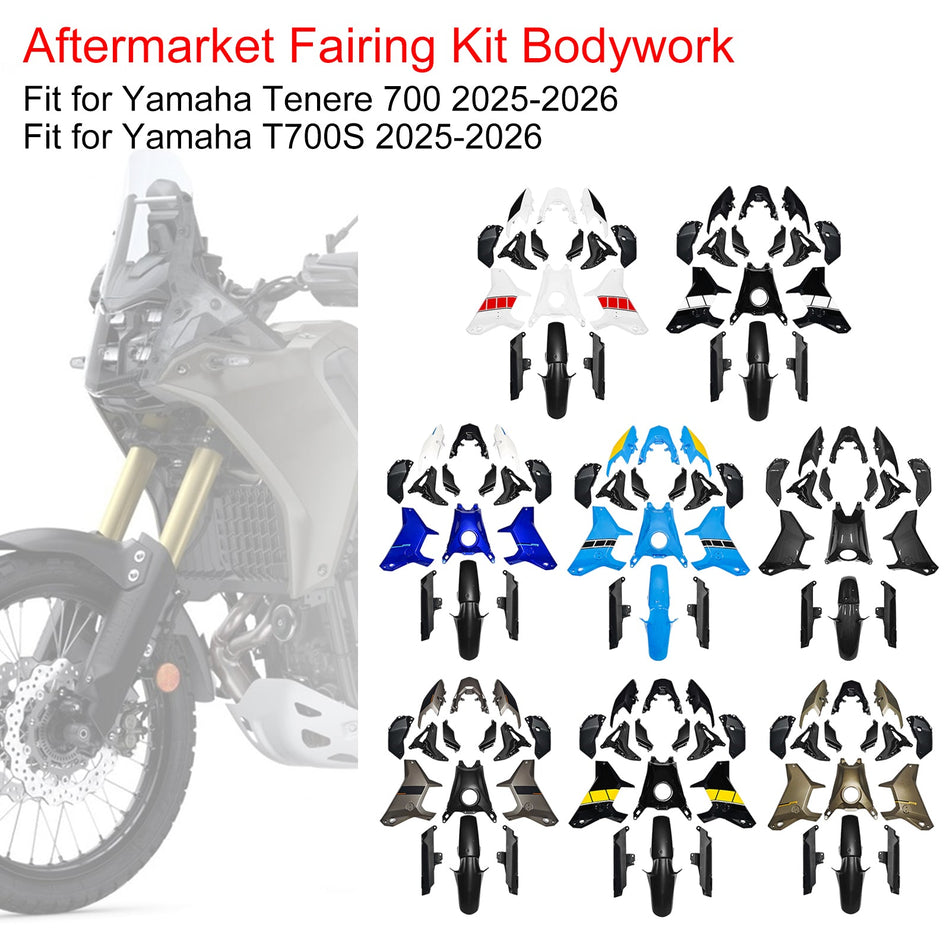 Spritzguss-Verkleidungssatz für Yamaha Tenere 700 T700S 2025-2026