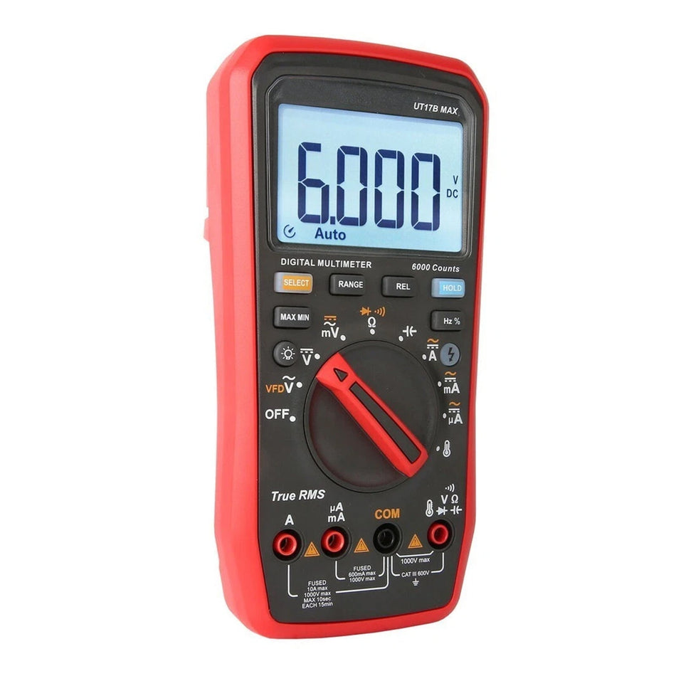 UT17B MAX Digitalmultimeter DC/AC-Funktionsumschaltung C/V/I/R-Messung