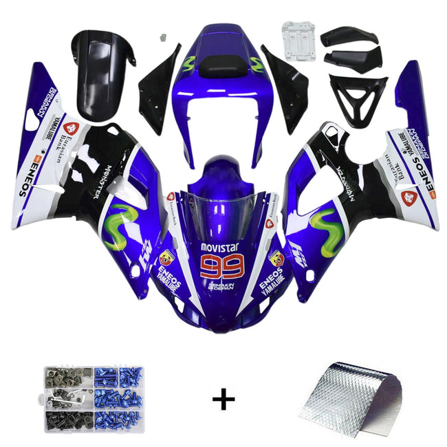 1998-1999 Yamaha YZF-R1 Einspritzverkleidungssatz Karosserie Kunststoff ABS