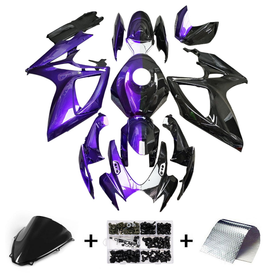 Injection Verkleidung Kit Karosserie Kunststoff ABS Für Suzuki GSXR 600/750 2006-2007 K6