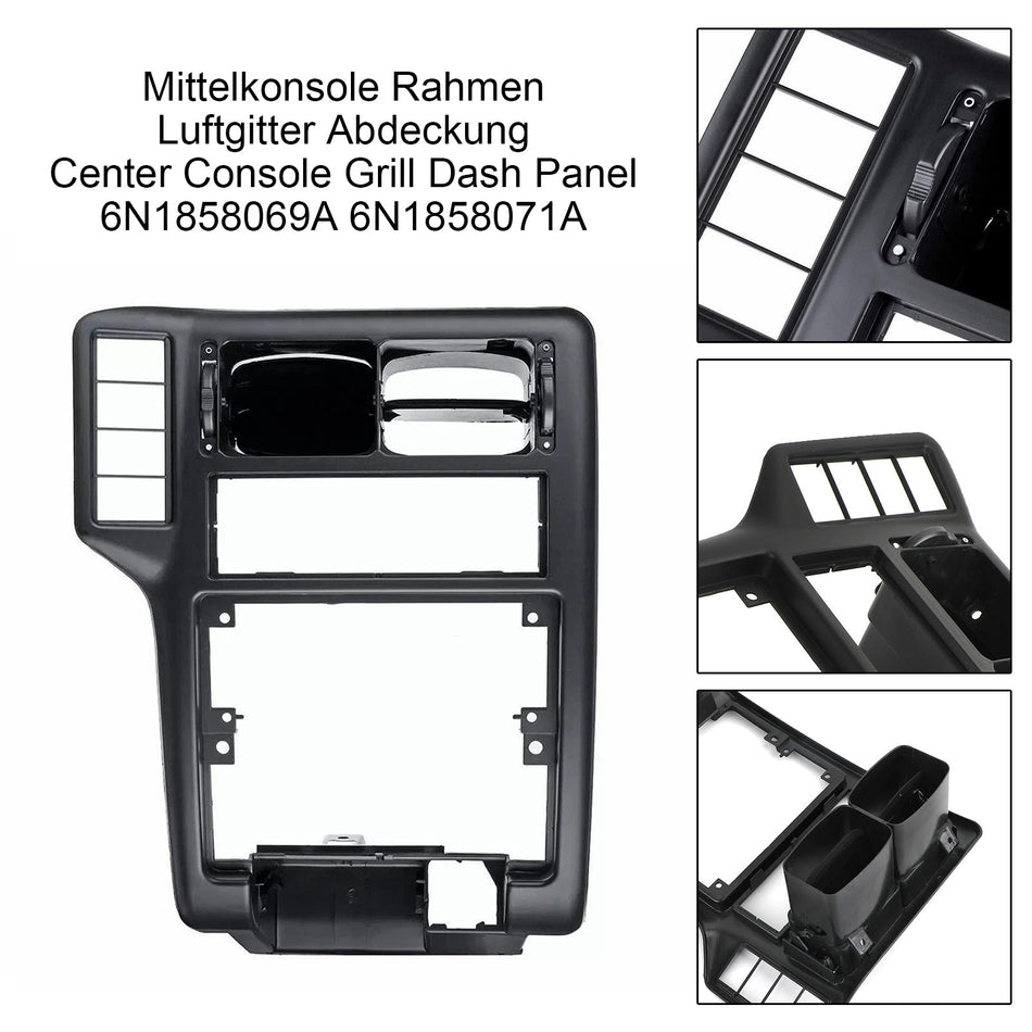 Air Grille Abdeckung Center Konsole Rahmen 6N1858071A Für VW Polo Caddy 1994-1999