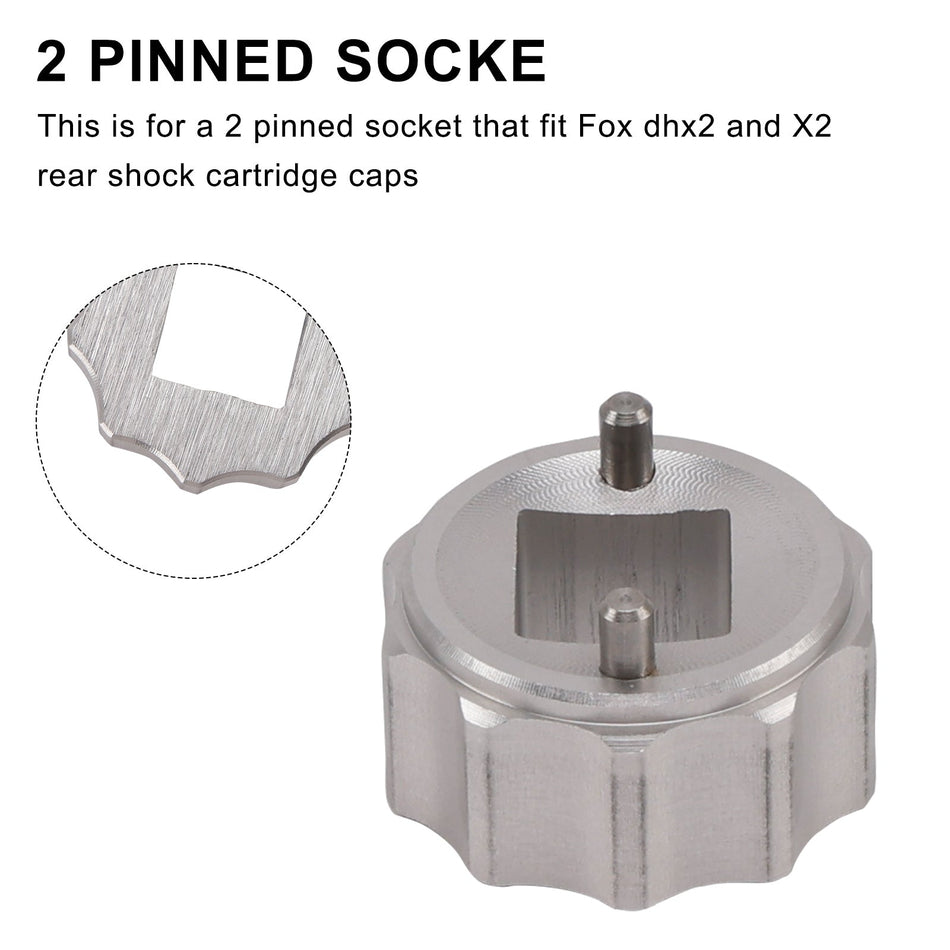 2016-2020 2 Pin Shock Cartridge Cap Tool/socket-Like #398-00-417 Für Fox X2/DHx2