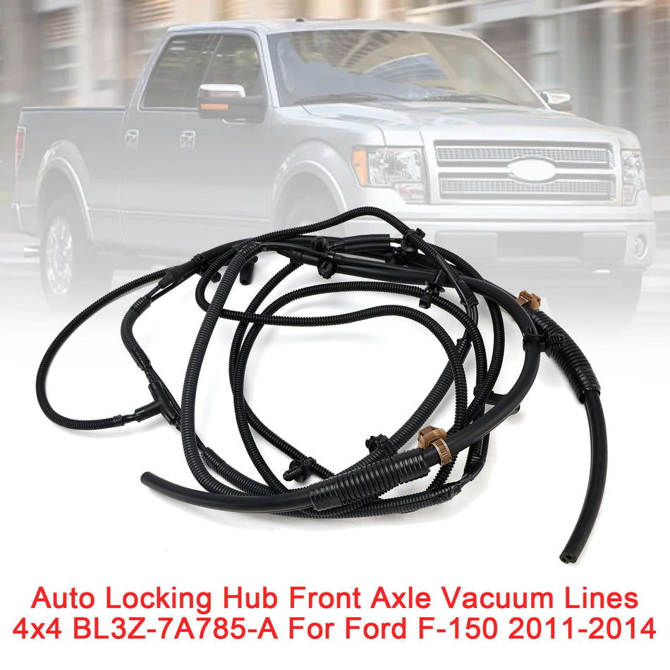 2011 Ford F-150 Modelle mit automatischer Verriegelung der Vorderradnaben, automatisch verriegelnde Nabe, Vorderachse, Vakuumleitungen, 4x4, BL3Z-7A785-A