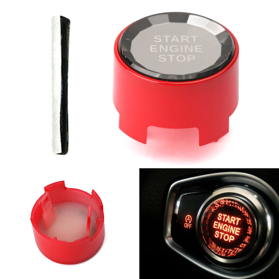 Motor Start Stop Schalter Taste Abdeckung Für BMW F Chassis F30 F31 F20 F21 Kristall