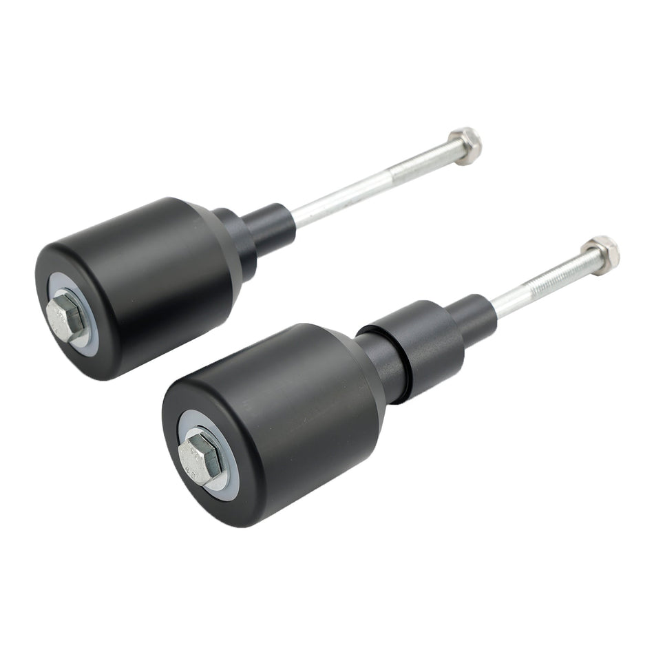 Crash Bobbin Protector Slider Aluminium Schwarz Für Kawasaki Z650 Ninja 650 17-23