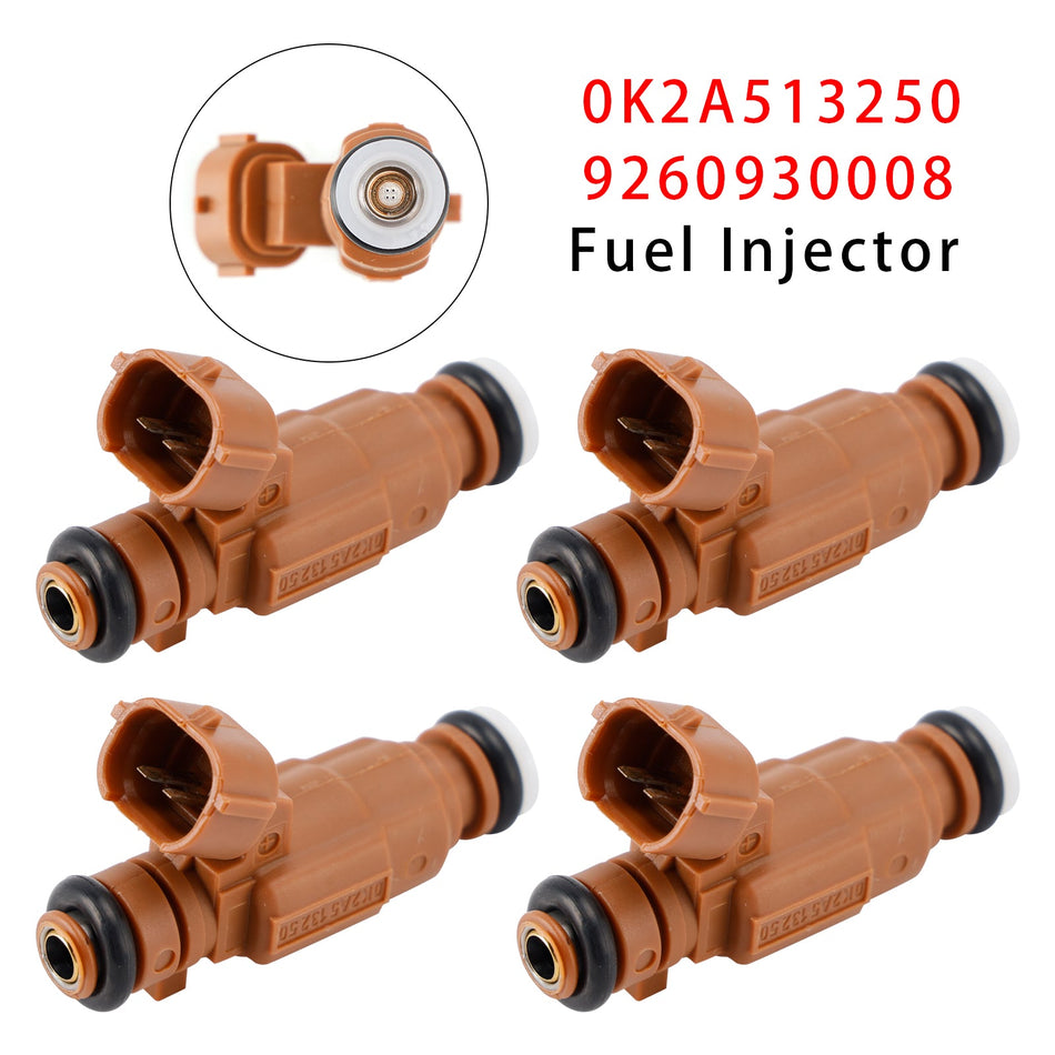 4 Stück Einspritzdüsen für Kia Spectra Sephia 98-04 L4 1.8L 0K2A513250 9260930008