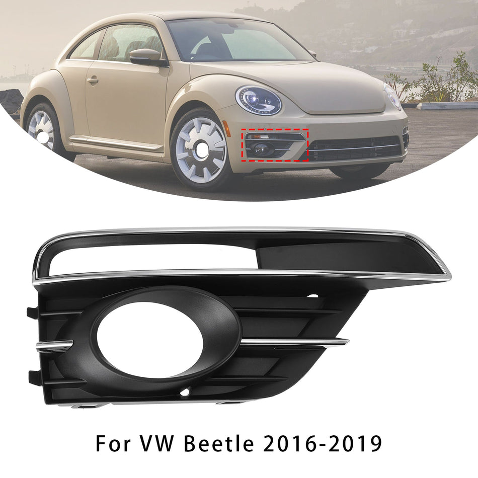 2016-2019 VW Beetle Auto Rechte Seite Nebel Licht Kühlergrill Abdeckung 5C5854662J