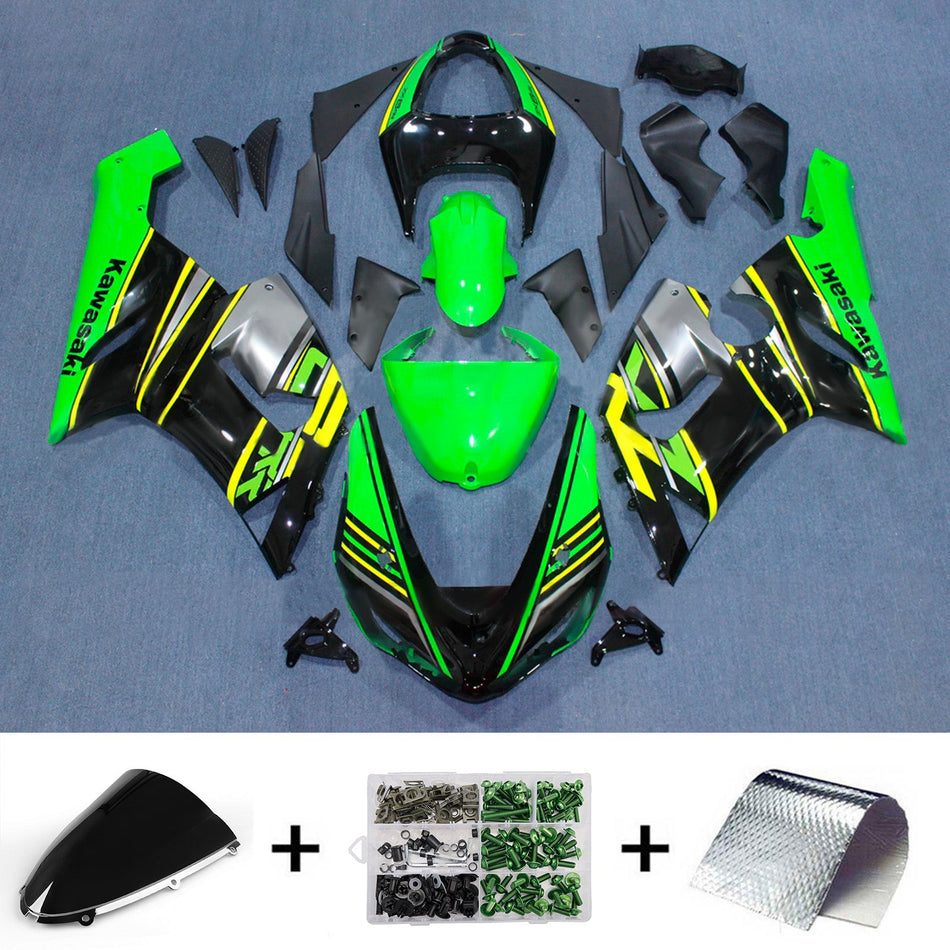 Verkleidungssatz aus ABS-Kunststoff, passend für Kawasaki ZX6R 636 (2005-2006)
