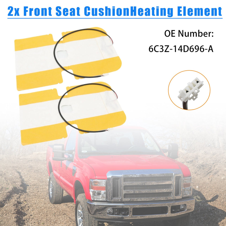 2005–2010 Ford F250 Super Duty Sitzkissenheizung vorne links und rechts 6C3Z-14D696-A