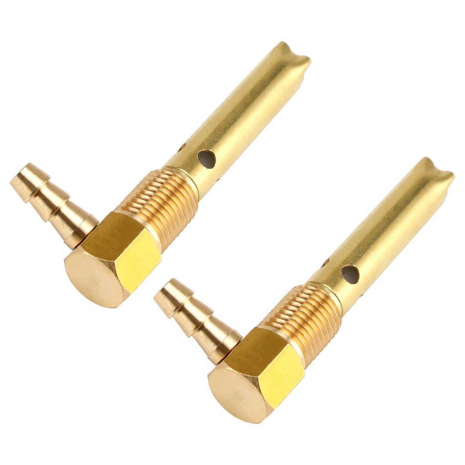 2x 1/4"" ID Schlauch Kraftstofftank Entlüftung 1/4""-18NPTF Gewinde Für kleine und große Tanks