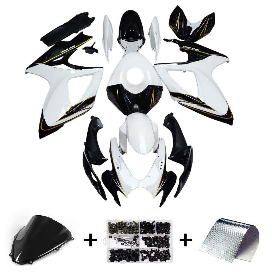 Injection Verkleidung Kit Karosserie Kunststoff ABS Für Suzuki GSXR 600/750 2006-2007 K6