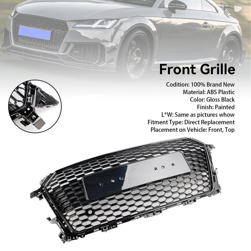 RS Style Front Honeycomb Grille Grill Für Audi TT MK3 FV 8S 2014-2023