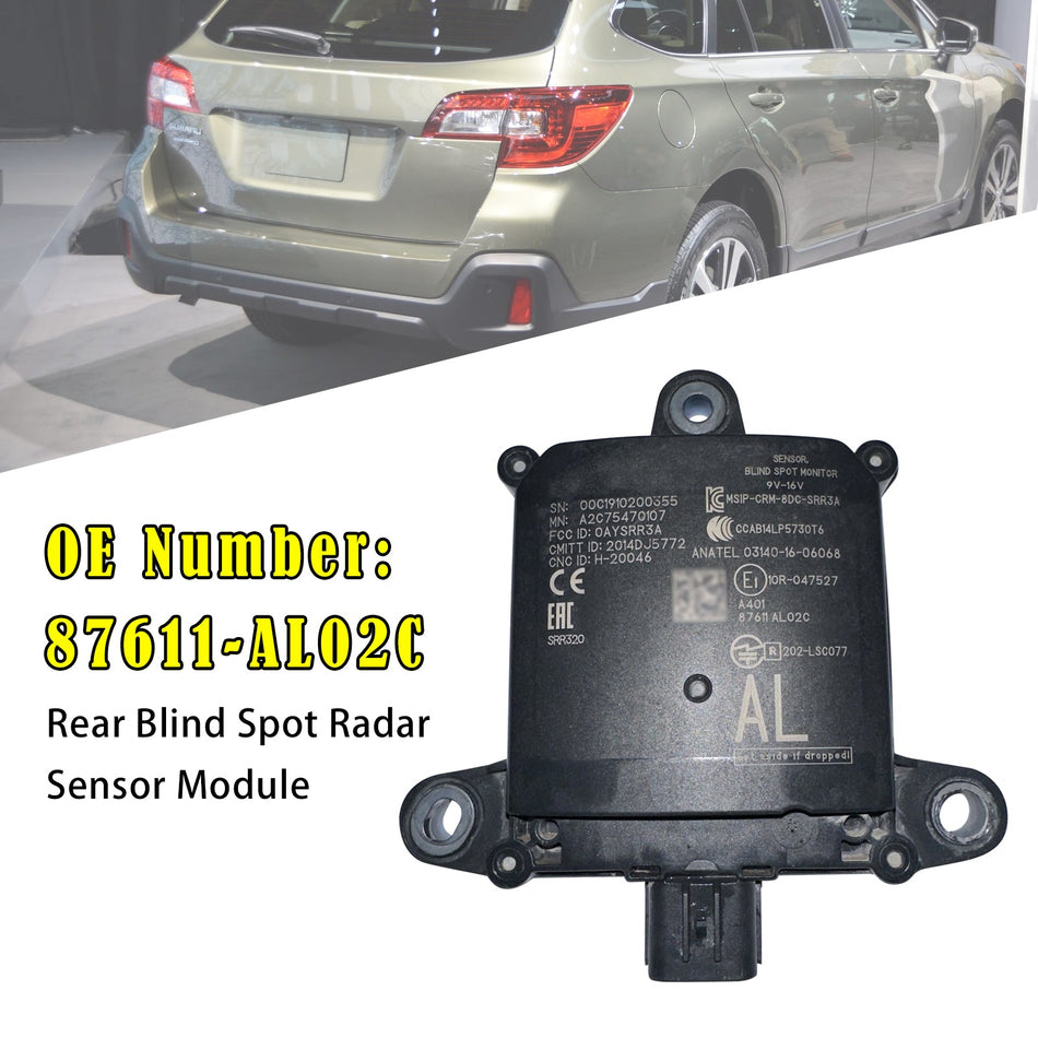 2018-2019 Für Subaru Outback Toter-Winkel-Radarsensormodul hinten 87611-AL02C