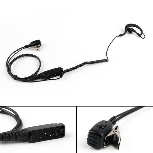 1x oreillette crochet en forme de G micro PTT pour talkie-walkie Sepura STP8000