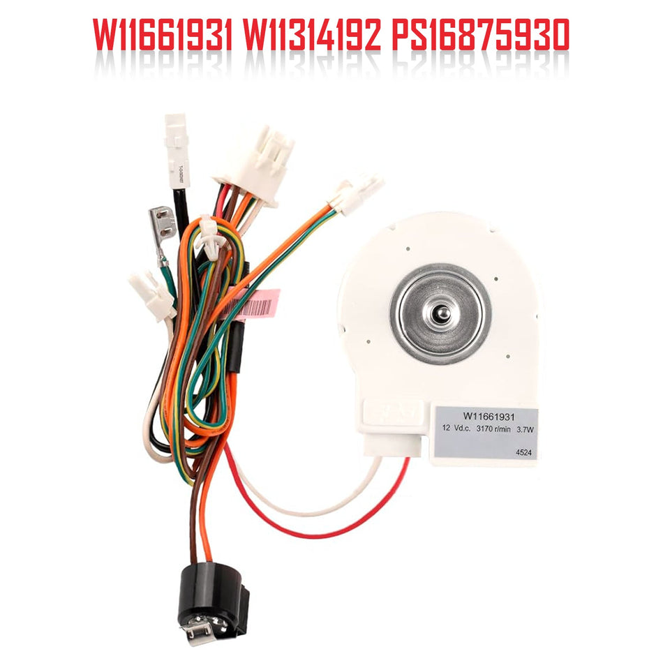 W11661931 W11314192 Kühlschrank-Verdampferlüftermotor für Maytag PS16875930
