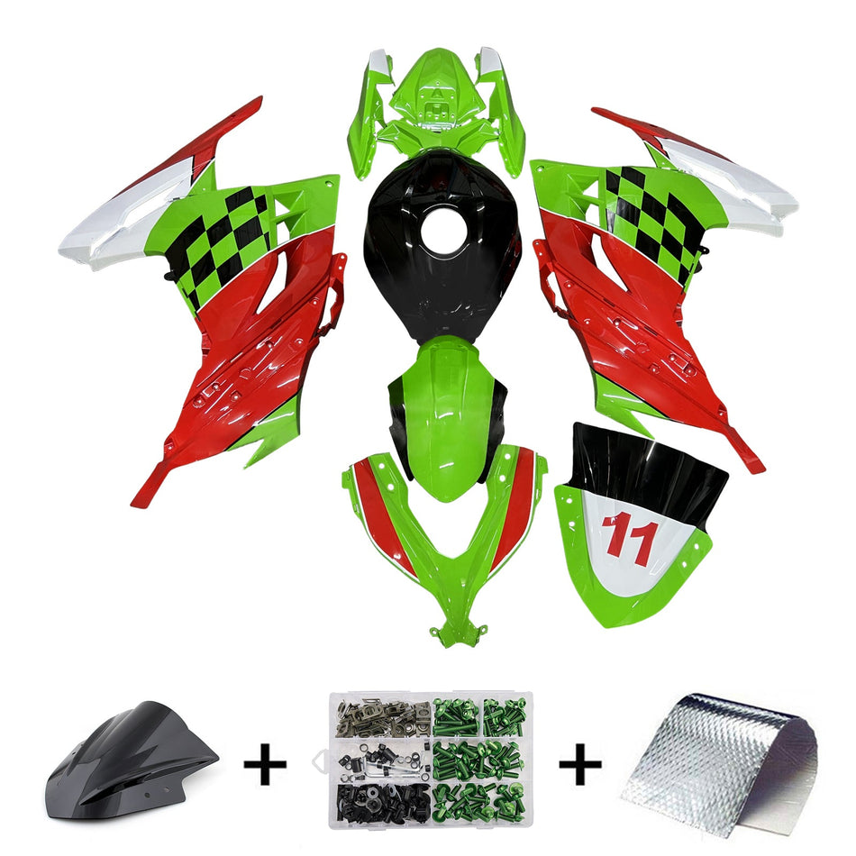 Injection Verkleidung Kit Karosserie Kunststoff ABS fit Für Kawasaki EX300 Ninja300 2013-2024