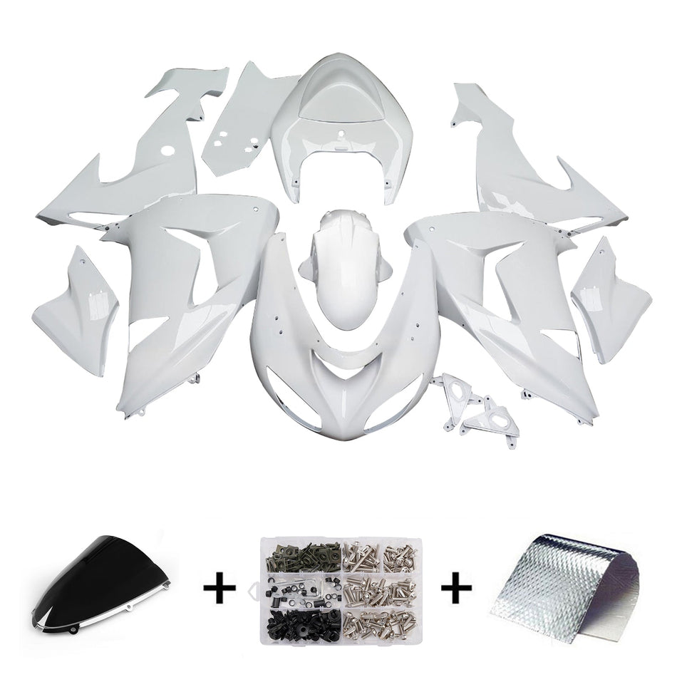 Injection Verkleidung Kit Karosserie Kunststoff ABS fit Für Kawasaki ZX10R 2006-2007