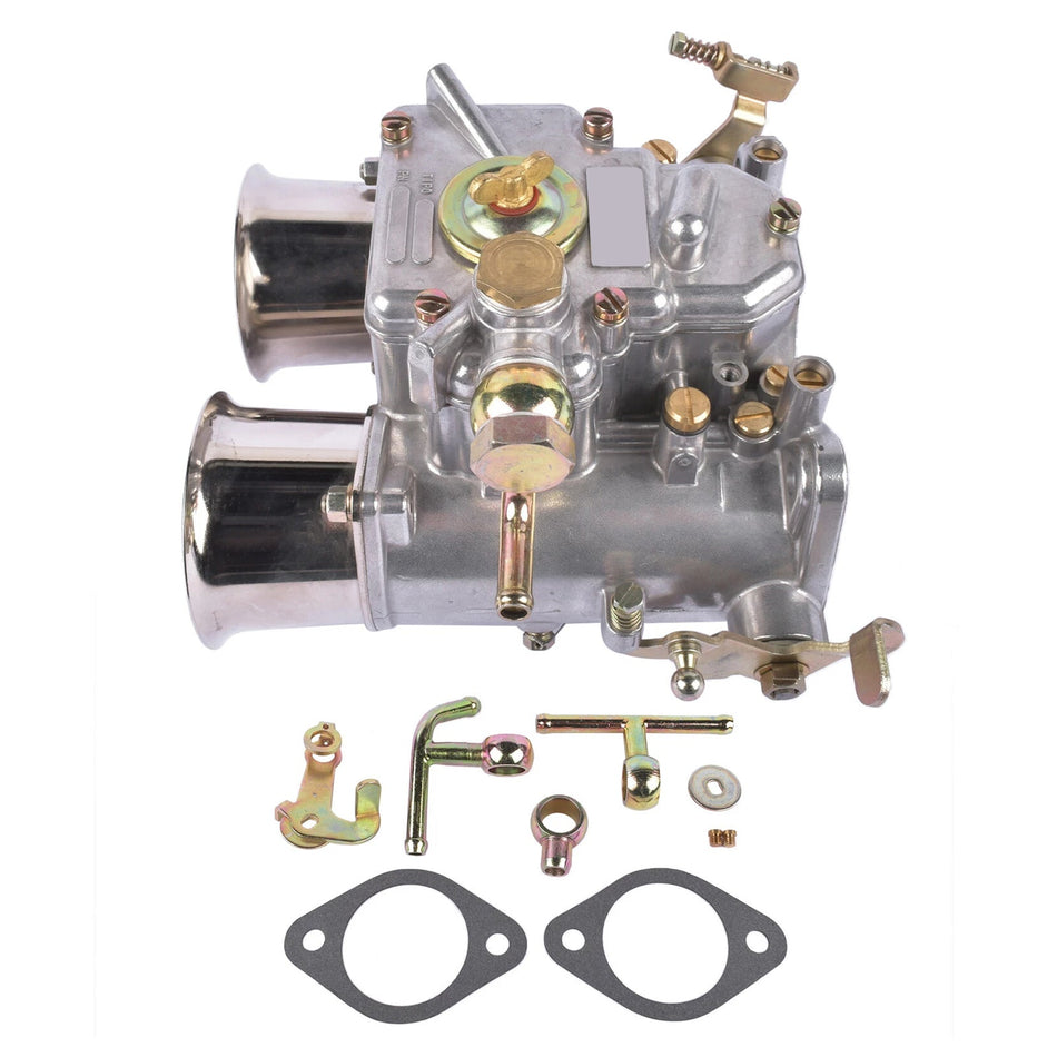 Vergaser 19650.002 für Weber 50 DCOE 50 mm Zugmaß mit elektrischer Choke-Funktion, 4-Zylinder und 6-Zylinder