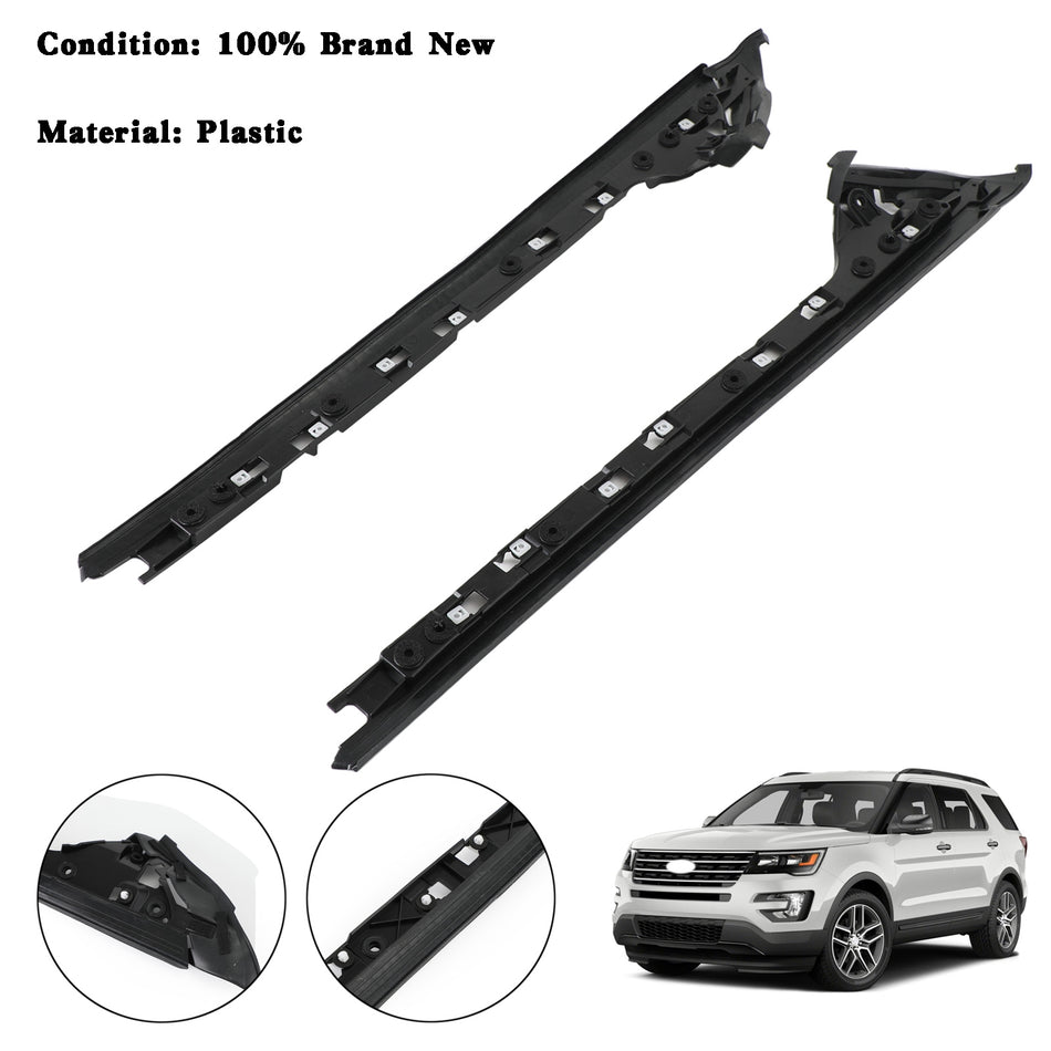 LH+RH Windschutzscheibe Inner Trim Säule Formgebung Für Ford Explorer 2011-2019